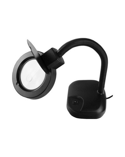 Flexo de Escritorio EDM con Lupa, Negro (14 x 32 cm), 12 W
