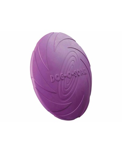 Trixie Frisbee aus Gummi, langlebig und sicher für Hunde, Durchmesser 24 cm
