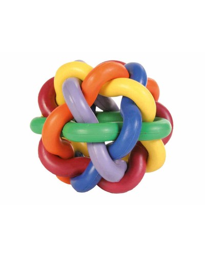 Juguete para perros Trixie de caucho resistente, diámetro 10 cm, para diversión y masticación.
