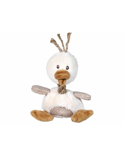 Trixie Peluche Anatra per Cani | Cotone e Poliestere | Morbido Giocattolo da Rosicchiare