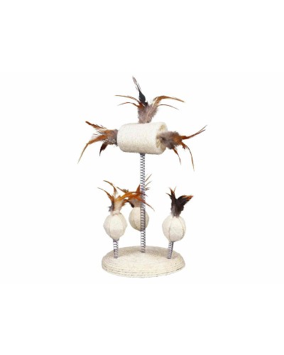 Trixie Sisal Cat Toy: Scratching Post for Climbing and Claw Sharpening Activities
