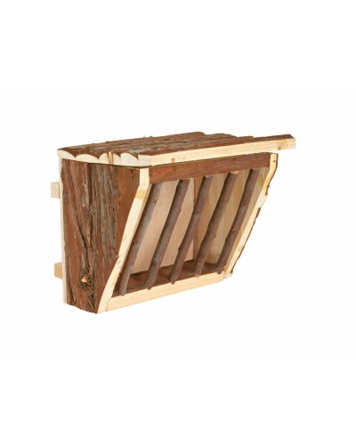 Râtelier à foin pour animaux Trixie, en bois, 20 x 15 x 17 cm
