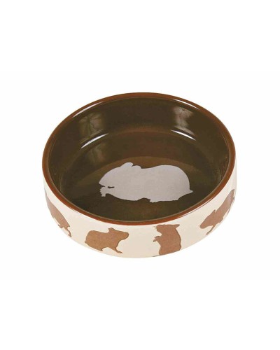 Bol pour rongeurs Trixie, diamètre 8 cm, capacité 80 ml, pour nourriture et eau.
