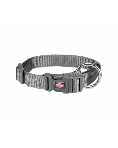 Collier pour Chien Trixie New Premium Graphite S/M 30-45 cm, Robuste et Réglable

