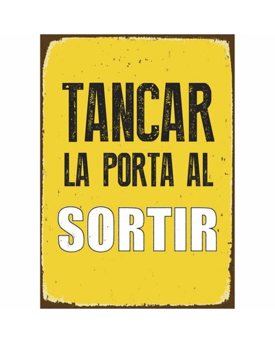 Magnetic Sign Don't Let The Door Slam - 14.8 x 21 cm
