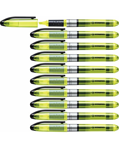 Fluoresentti tussi Stabilo Navigator Keltainen 10 Kappaletta (1 osaa)