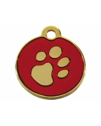 Imarc Circle Identification Tag, Red Golden
