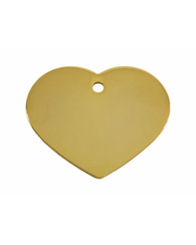 Imarc Heart Dog Tag in Golden Yellow, Durable and Customizable

