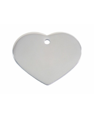 Silver Imarc Heart Pet ID Tag
