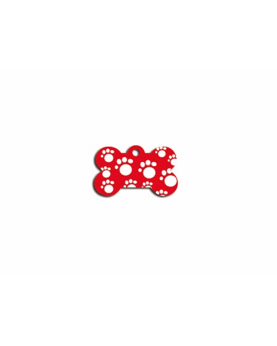 Imarc Bone Red Identification Tag: Identify and protect your pet
