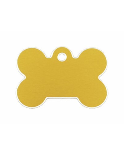 Imarc Bone Gold Yellow Pet ID Tag
