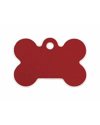 Imarc Bone Hundeerkennungsmarke Rot, robust und personalisierbar
