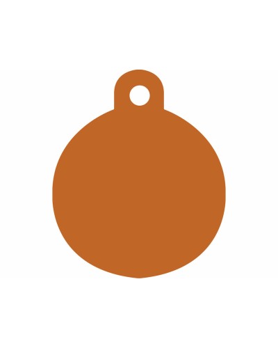 Orangefarbenes Imarc Circle Erkennungsschild zur einfachen Erkennung
