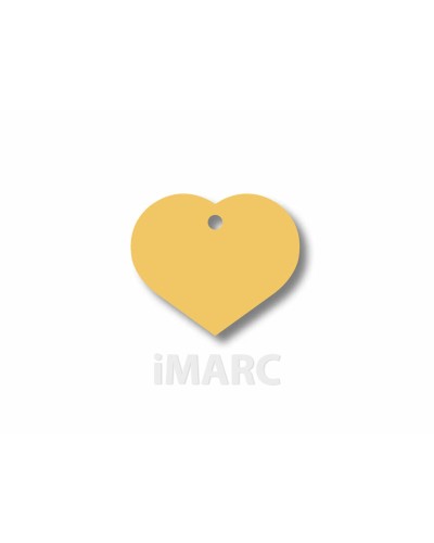 Naamplaatje Imarc Heart Geel