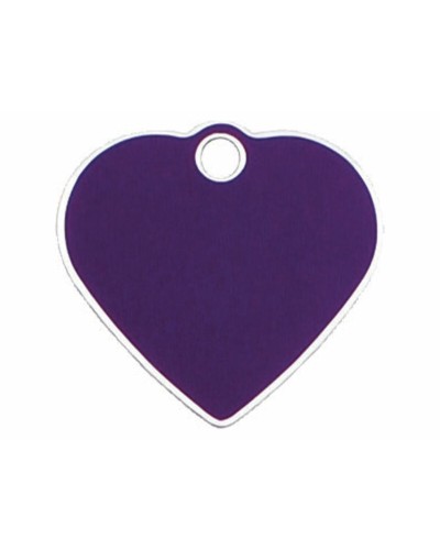 Etiqueta Identificativa Imarc Heart Lila, Personalizable, Resistente
