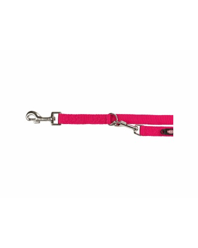 Guinzaglio regolabile per cani Trixie New Premium, colore fucsia, ideale per passeggiate sicure e confortevoli
