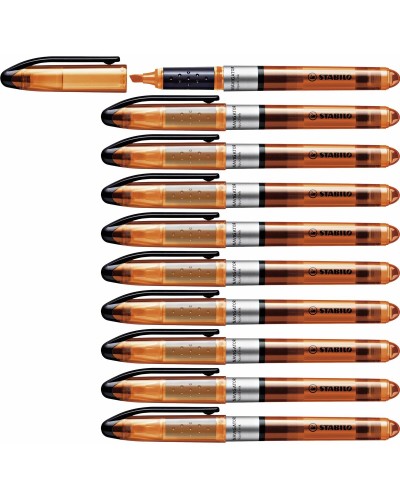Stabilo Navigator Textmarker Orange, 10er Pack

