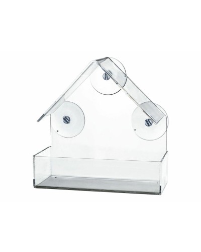 Trixie Futterautomat Transparent 225 ml | Maße: 15 x 15 x 6 cm
