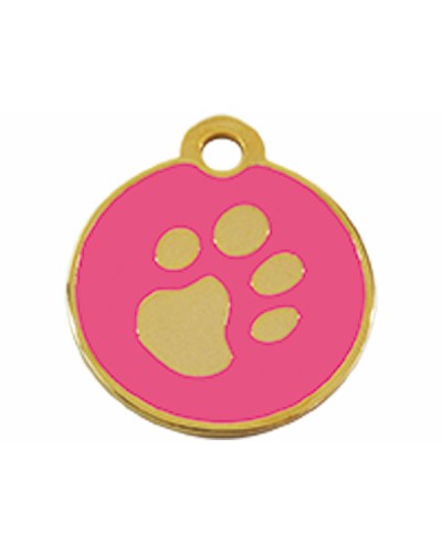 Rose Gold Imarc Circle Pet ID Tag for Dogs and Cats
