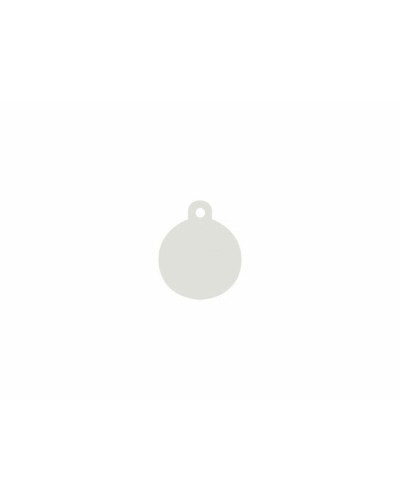 Imarc Circle White Pet ID Tag
