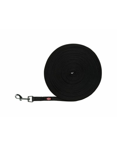 Laisse de pistage Trixie Noire S/M - Pour des promenades sûres et un contrôle efficace
