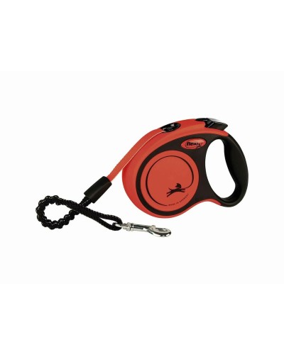 Correa Trixie Ajustable XS Negro/Naranja para Perros de Raza Pequeña
