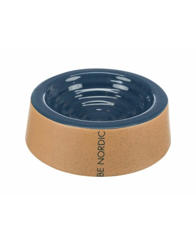 Ciotola per acqua per cani Trixie BE NORDIC, Beige e blu scuro, 200 ml, 16 cm