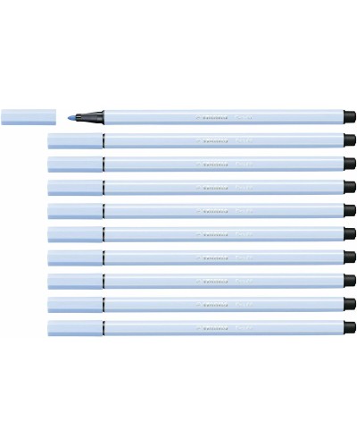huopakärkiset kynät Stabilo Pen 68 Sininen (10 Kappaletta)