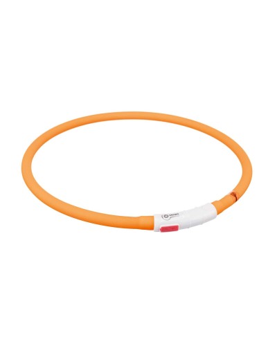 LED-halsband för husdjur Trixie Orange One size