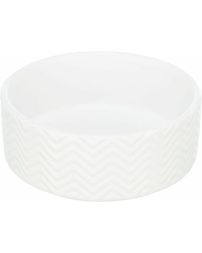 Voerbak voor honden Trixie T25023 Wit Ø 13 cm 400 ml