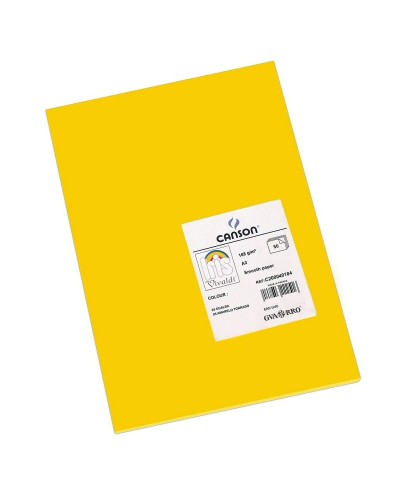 Iris Yellow Colored Cardstock - Ideal for arts and crafts and decorations
