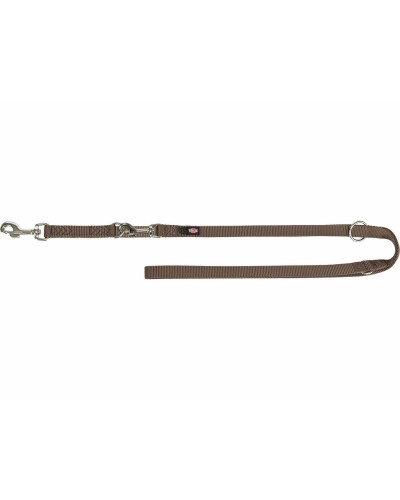 Trixie Guinzaglio Premium Nocciola Regolabile per Cani M/L