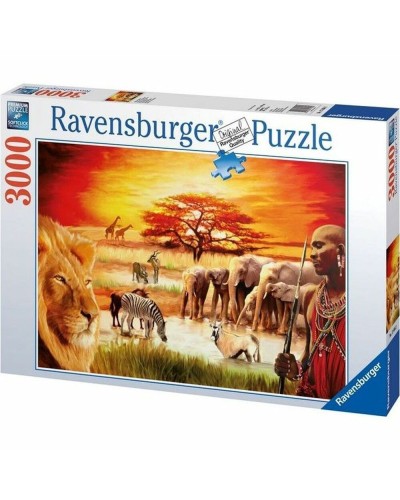 Puzzle 3000 Pieces Ravensburger Massai Pride - High Quality
