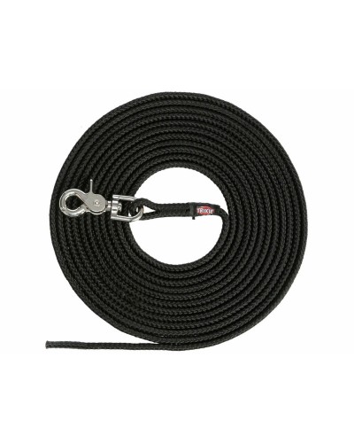 Laisse de pistage noire Trixie S/L
