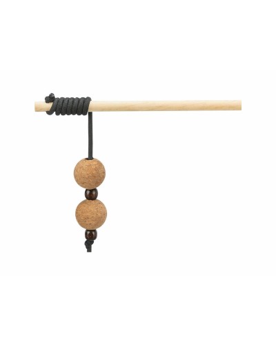 Juguete para gatos Trixie: Corcho y madera, para arañar y jugar.
