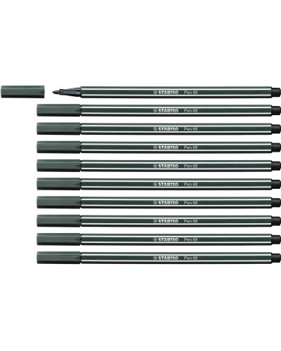 Stabilo Pen 68 Rotuladores de Colores, Paquete de 10 (4006381326827)
