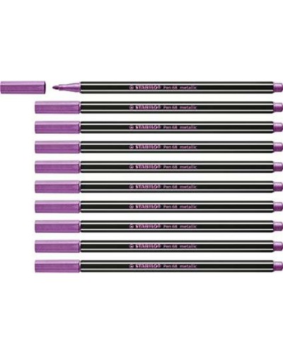 huopakärkiset kynät Stabilo Pen 68 metallic (10 Kappaletta)