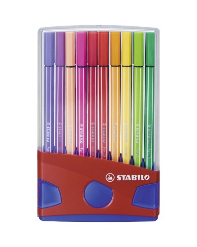 Feutres Stabilo Pen 68 Mini - Set Multicolore pour Dessin et Coloriage
