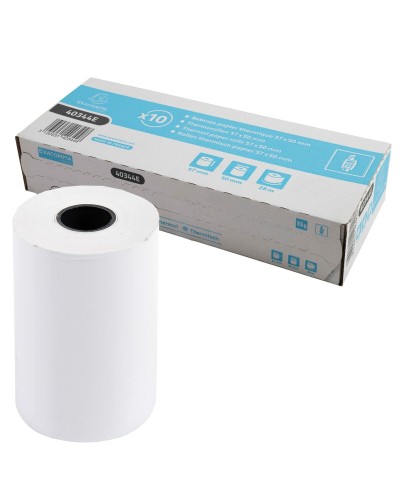 Exacompta Thermal Paper Roll White, Pack of 10
