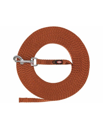 Correa de Rastreo Trixie XS/S, Naranja Fluorescente, Ideal para Perros Pequeños y Cuero Cabelludo
