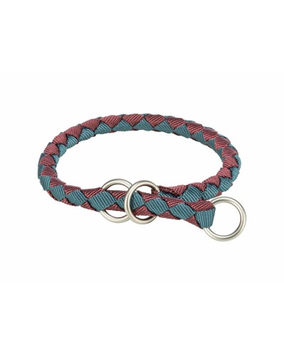 Collier d'éducation Trixie réglable, 47-55 cm, bleu et rouge.
