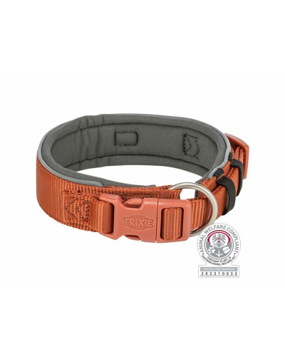 Dog collar Trixie Premium Orange Graphite XS/S 27-35 cm