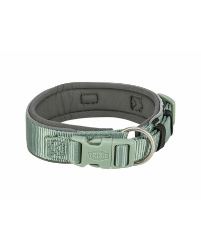 Collar Premium para Perros Trixie, Verde Grafito, Talla L (46-55 cm)
