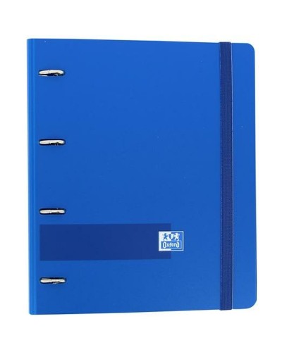 Oxford &YOU Classeur à Anneaux Bleu Marine A4+, Caractéristiques Organisationnelles Supérieures
