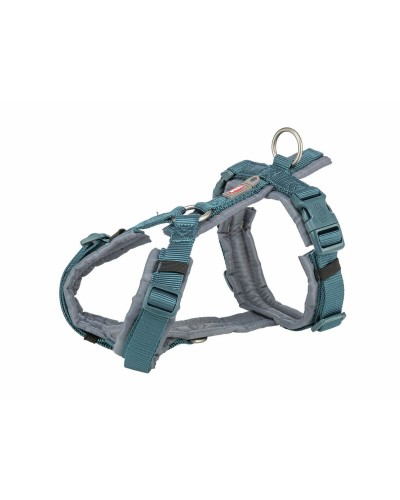 Arnés para Mascotas Trixie Trekking, Azul Grafito, Talla L: Comodidad y Seguridad para los Paseos
