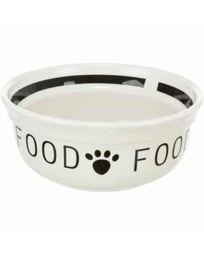 Pet feeding dish Trixie White Black 1,6 L