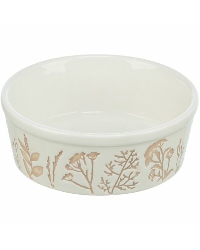 Trixie Pet Bowl, 300 ml, White Taupe, for Food or Water
