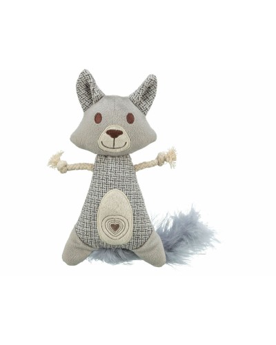 Trixie Spring Cat Toy, with Feathers and Rattle for Interactive Play
