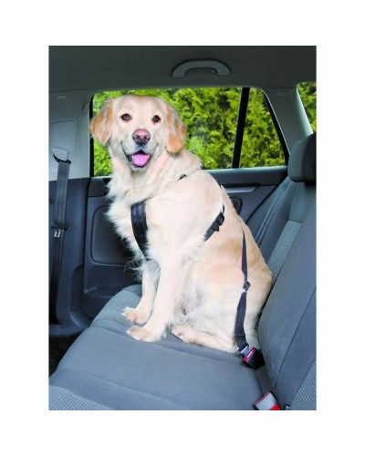 Arnés para Perros Trixie Negro, M: Comodidad, Seguridad y Estilo para Paseos Cómodos
