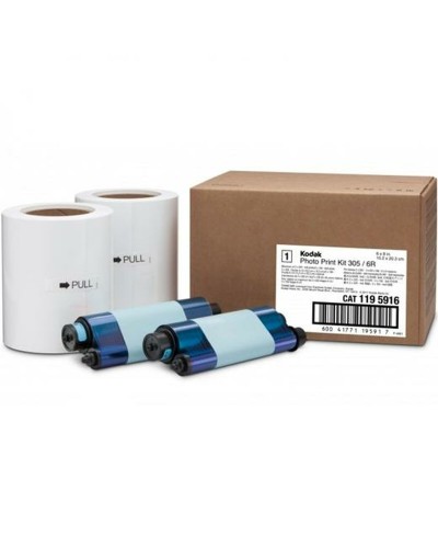 Papier Photo Kodak 10x15 cm - Rouleau pour Impressions Photographiques
